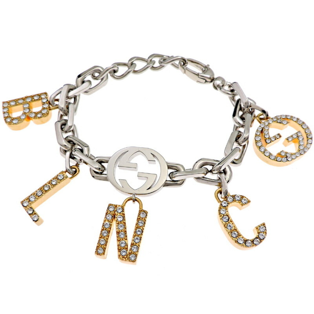 GUCCI Silver Charm Bracelet